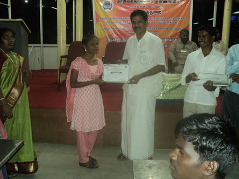 Adaptive Education classes for visually impaired in workshop 2015 image8